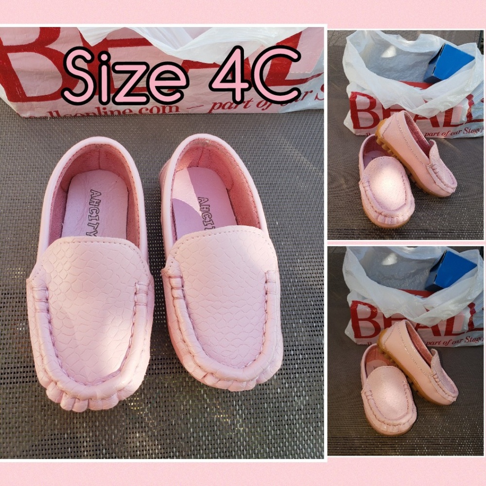 Toddler/Baby Loafers size 4C. Light/Baby Pink!